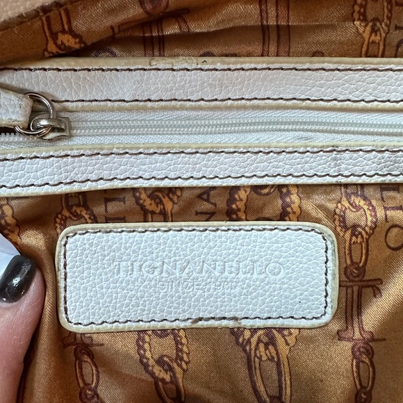 White Leather hobo bag - Picture 4 of 16